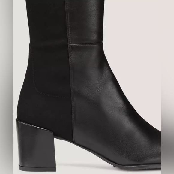 Stewart Weitzman, OTK, City Block Boot, Color: Black, Size 7.5 - Picture 7 of 12